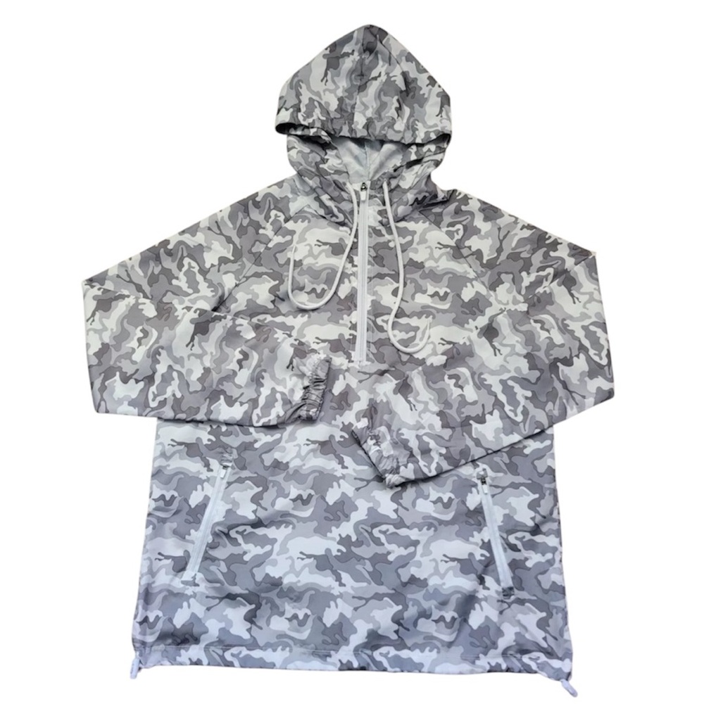 Xersion Men’s Camo Windbreaker Pullover Jacket | Size Large